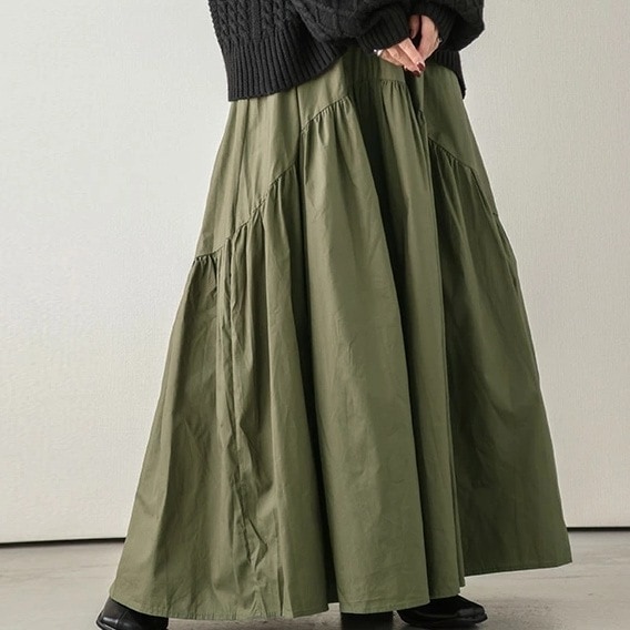 【韓国の人気爆発】 全4色 シンプル 体型カバー ギャザー ノー カラー レディース ボトムス スカート レディース 【韓国の人気爆発】 全4色 シンプル 体型カバー ギャザー ノー カラー レディース ボトムス スカート レディース