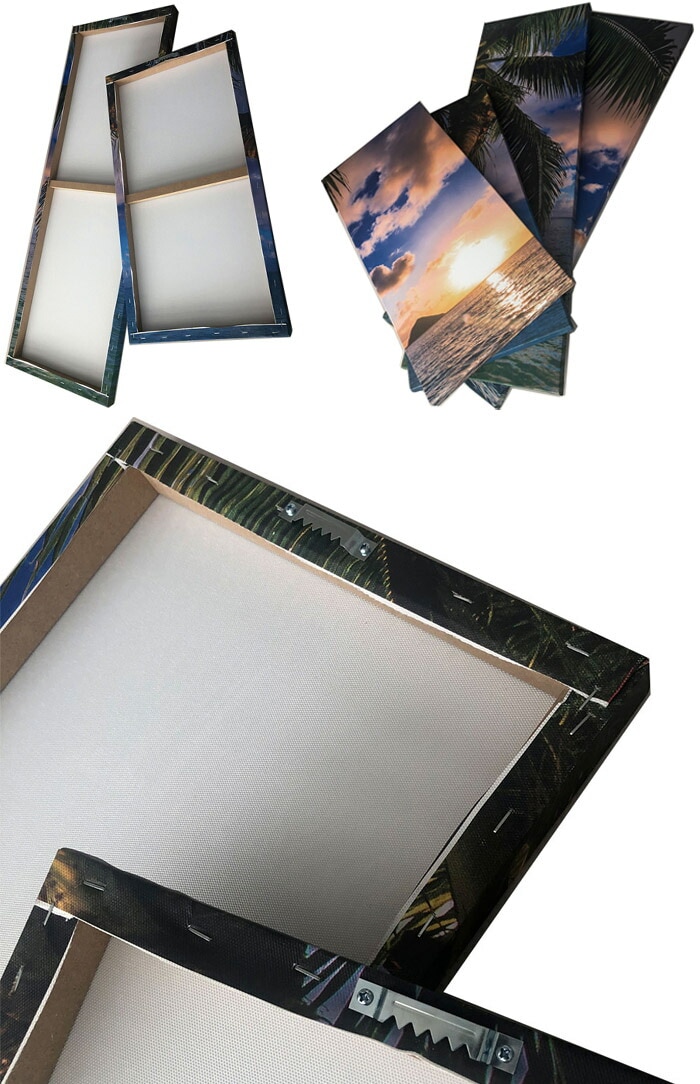 アートパネル 4枚セット 北欧 おしゃれ 壁掛け アートポスター IPT-61748 Bello Canvas New York Hudson River 絵画 タペストリー アートフレーム