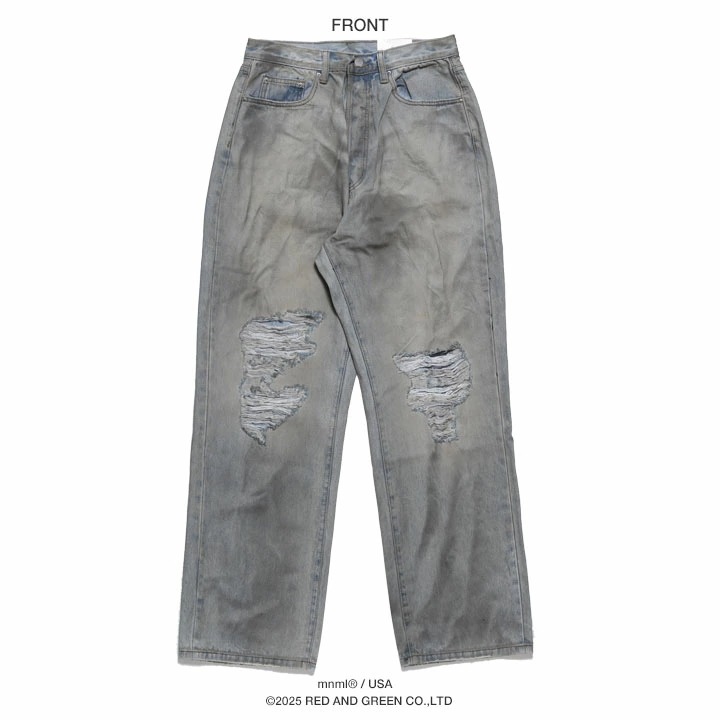 mnml デニム ジーンズ バギーパンツ 無地 シンプル メンズ 春夏秋冬用 インディゴライトブルー 大きいサイズ ミニマル ジーパン Gパン ゆったり 太め mnml デニム ジーンズ バギーパンツ 無地 シンプル メンズ 春夏秋冬用 インディゴライトブルー 大きいサイズ ミニマル ジーパン Gパン ゆったり 太め