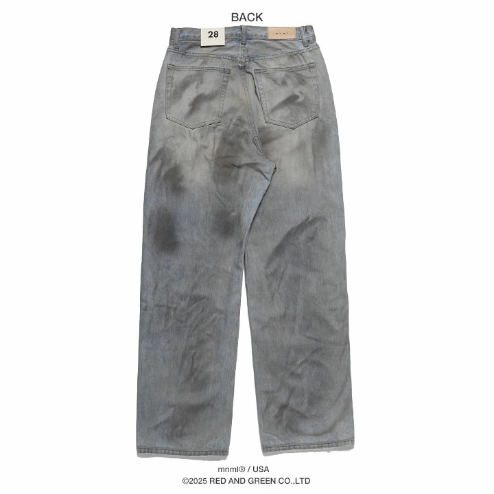 mnml デニム ジーンズ バギーパンツ 無地 シンプル メンズ 春夏秋冬用 インディゴライトブルー 大きいサイズ ミニマル ジーパン Gパン ゆったり 太め mnml デニム ジーンズ バギーパンツ 無地 シンプル メンズ 春夏秋冬用 インディゴライトブルー 大きいサイズ ミニマル ジーパン Gパン ゆったり 太め