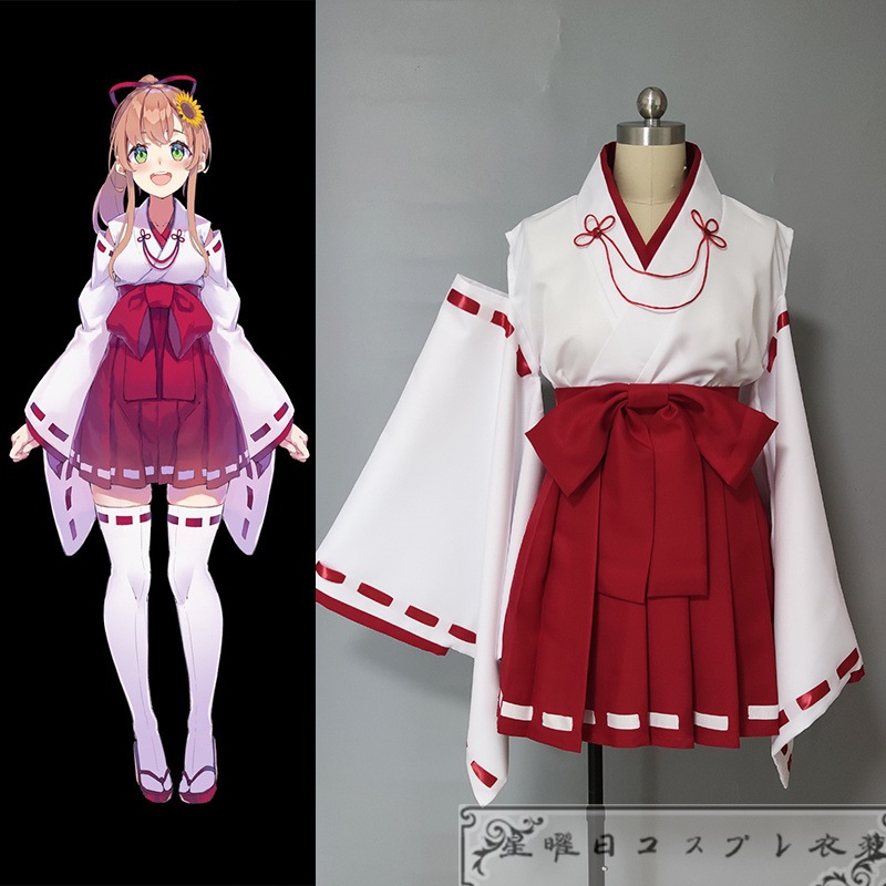 VTuber バーチャルライバー にじさんじ 本間ひまわり コスプレ衣装 コスチューム ハロウィン 変装 仮装