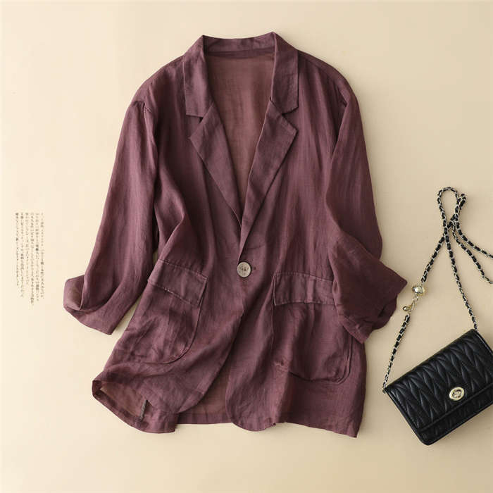 リネンジャケット リネン 麻 羽織り ライトアウター 軽量 通気性 涼しい サマージャケット レディース テーラードジャケット 通勤 UV対策 7分袖 薄手 大きいサイズ 冷房対策 アウター 春 夏 リネンジャケット リネン 麻 羽織り ライトアウター 軽量 通気性 涼しい サマージャケット レディース テーラードジャケット 通勤 UV対策 7分袖 薄手 大きいサイズ 冷房対策 アウター 春 夏