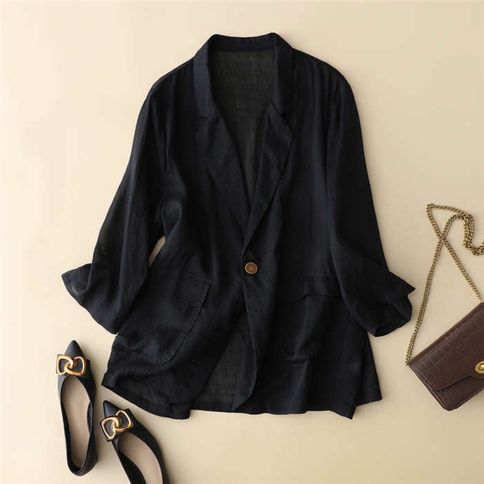 リネンジャケット リネン 麻 羽織り ライトアウター 軽量 通気性 涼しい サマージャケット レディース テーラードジャケット 通勤 UV対策 7分袖 薄手 大きいサイズ 冷房対策 アウター 春 夏 リネンジャケット リネン 麻 羽織り ライトアウター 軽量 通気性 涼しい サマージャケット レディース テーラードジャケット 通勤 UV対策 7分袖 薄手 大きいサイズ 冷房対策 アウター 春 夏