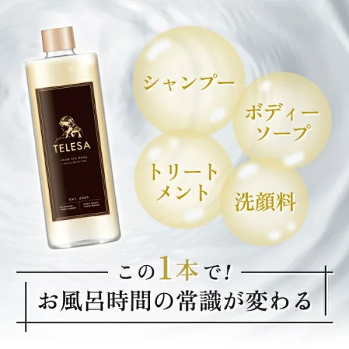 TELESA テレサ シャントリボディ 400ml ポンプ付 nontitle TELESA シャントリボディ 400ml シャンプー トリートメント ボディ