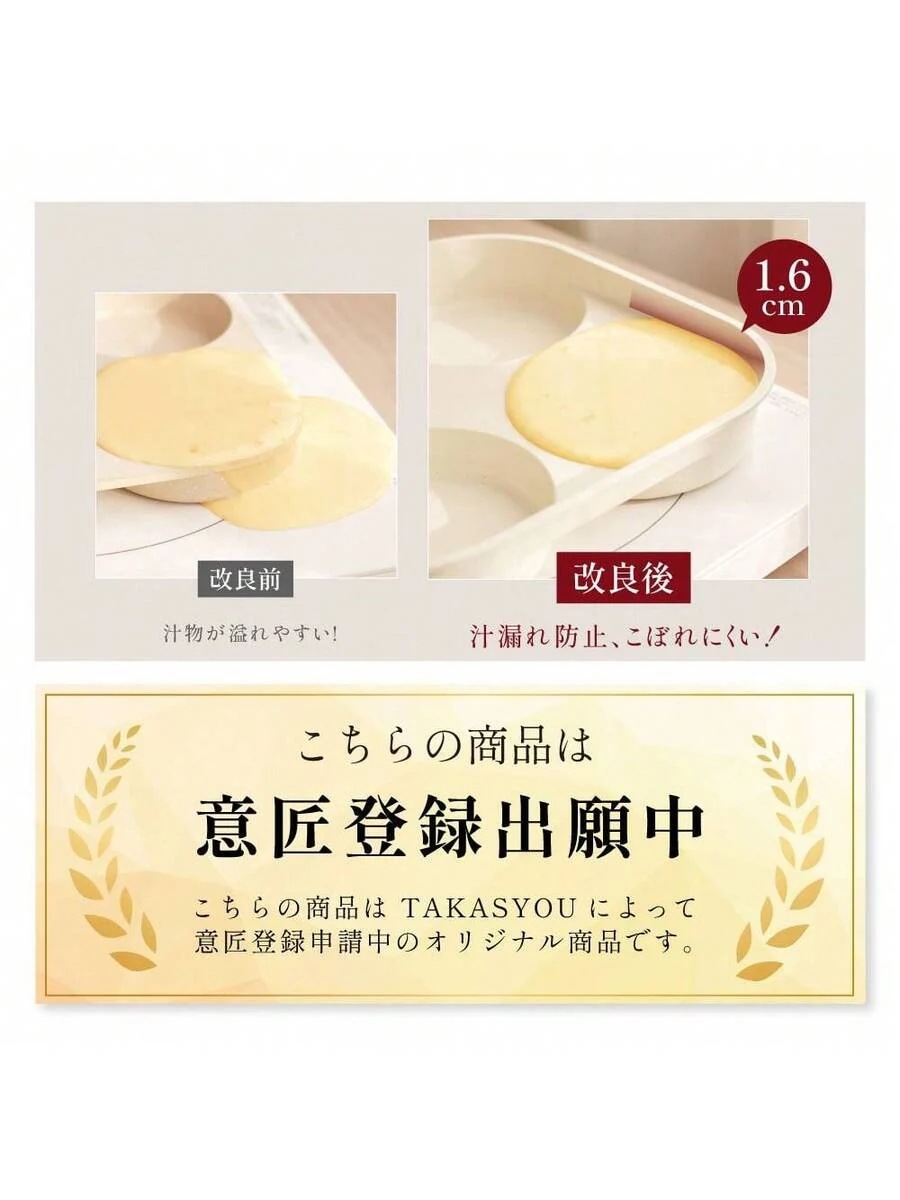 セット IH・ガス火対応 取っ手のとれる 3つ穴円形フライパン 鍋 マーブルコート 蓋付き キッチン用品 食器 お弁当 調理器具 手入れ簡単 家庭用 フライパン 8点セット_2