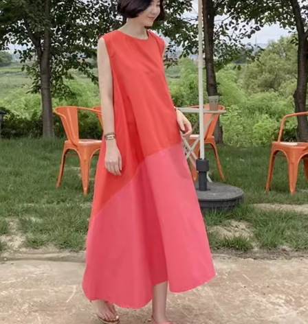 レディース ワンピース プルオーバー ロング 袖なし ノースリーブ ラウンドネック Aライン かわいい 大人可愛い きれいめ シンプル カジュアル 上品 おしゃれ レトロ ラフ ルーズ 存在感 レディース ワンピース プルオーバー ロング 袖なし ノースリーブ ラウンドネック Aライン かわいい 大人可愛い きれいめ シンプル カジュアル 上品 おしゃれ レトロ ラフ ルーズ 存在感