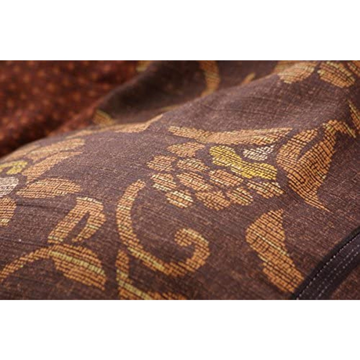 【i】国内プリント こたつ厚掛け布団単品 万葉 ブラウン 約205×205cm【北海道・沖縄・離島不可】 【i】国内プリント こたつ厚掛け布団単品 万葉 ブラウン 約205×205cm【北海道・沖縄・離島不可】