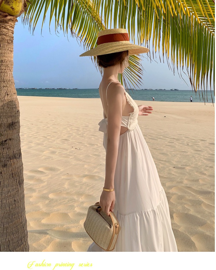 ティアードワンピース ワンピース 膝下 ミモレ ミモレ丈 袖なし ノースリーブ Vネック