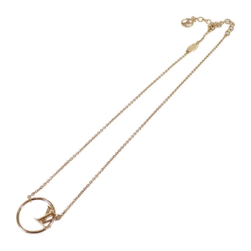LVエクリプス M00762 ネックレス メタル ゴールド レディース【Aランク】 LVエクリプス M00762 ネックレス メタル ゴールド レディース【Aランク】