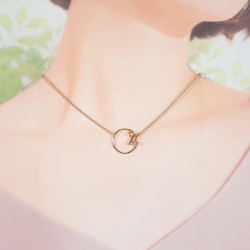 LVエクリプス M00762 ネックレス メタル ゴールド レディース【Aランク】 LVエクリプス M00762 ネックレス メタル ゴールド レディース【Aランク】