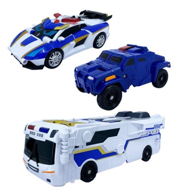 Qoo10] SAMG Entertainment メタルカードボットS ブルーコップトリニ
