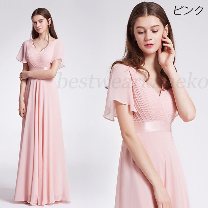 カラードレス ワンピ... : レディース服 花嫁 ロングドレス 定番特価