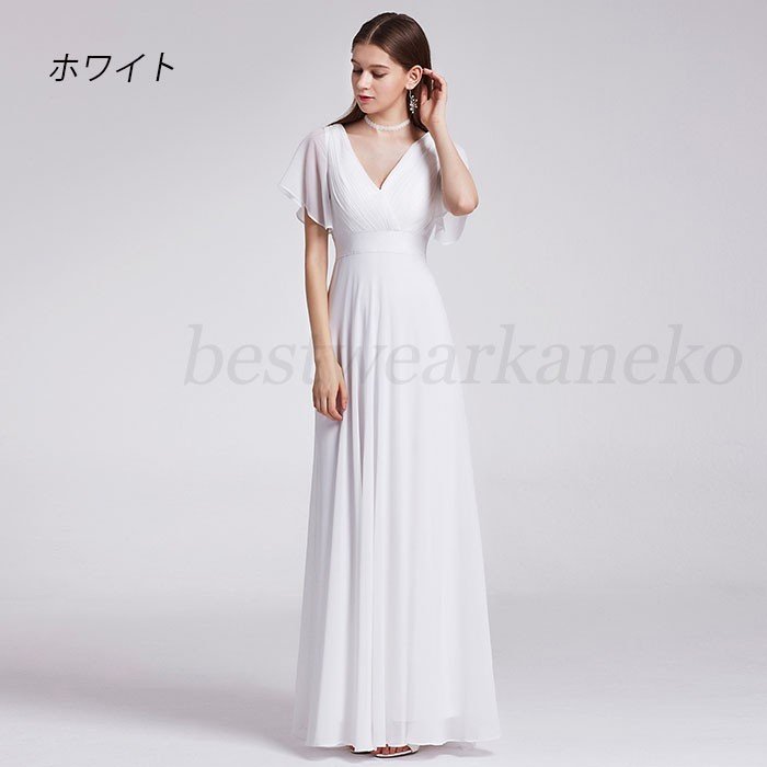 カラードレス ワンピ... : レディース服 花嫁 ロングドレス 定番特価