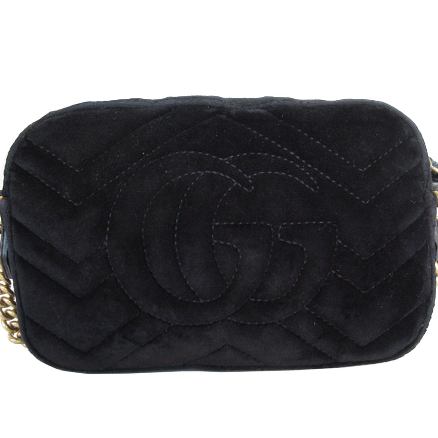 グッチ GUCCI ショルダーバッグ GGマーモント GG Marmont ベルベット ブラック レディース 448065 s0301a グッチ GUCCI ショルダーバッグ GGマーモント GG Marmont ベルベット ブラック レディース 448065 s0301a