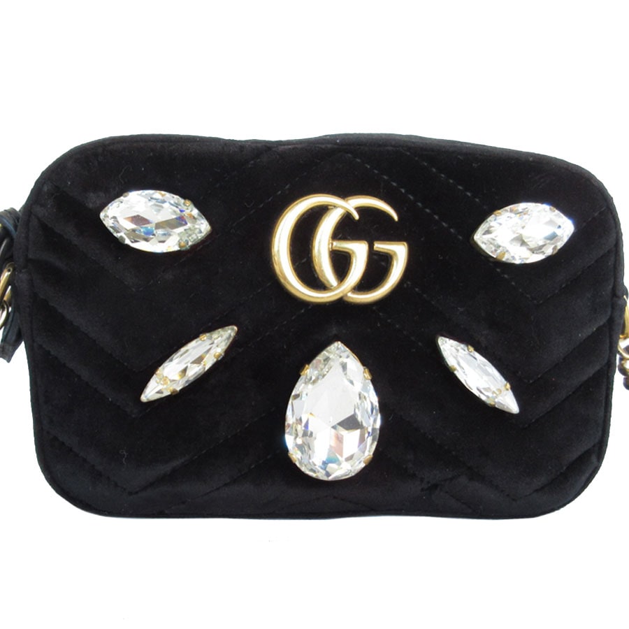 グッチ GUCCI ショルダーバッグ GGマーモント GG Marmont ベルベット ブラック レディース 448065 s0301a グッチ GUCCI ショルダーバッグ GGマーモント GG Marmont ベルベット ブラック レディース 448065 s0301a
