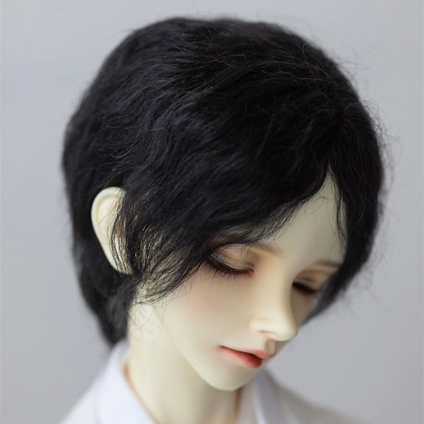 アンティークビスクドール可愛いモヘアウィッグ３点セットB アンティークビスクドール可愛いモヘアウィッグ3点セットB