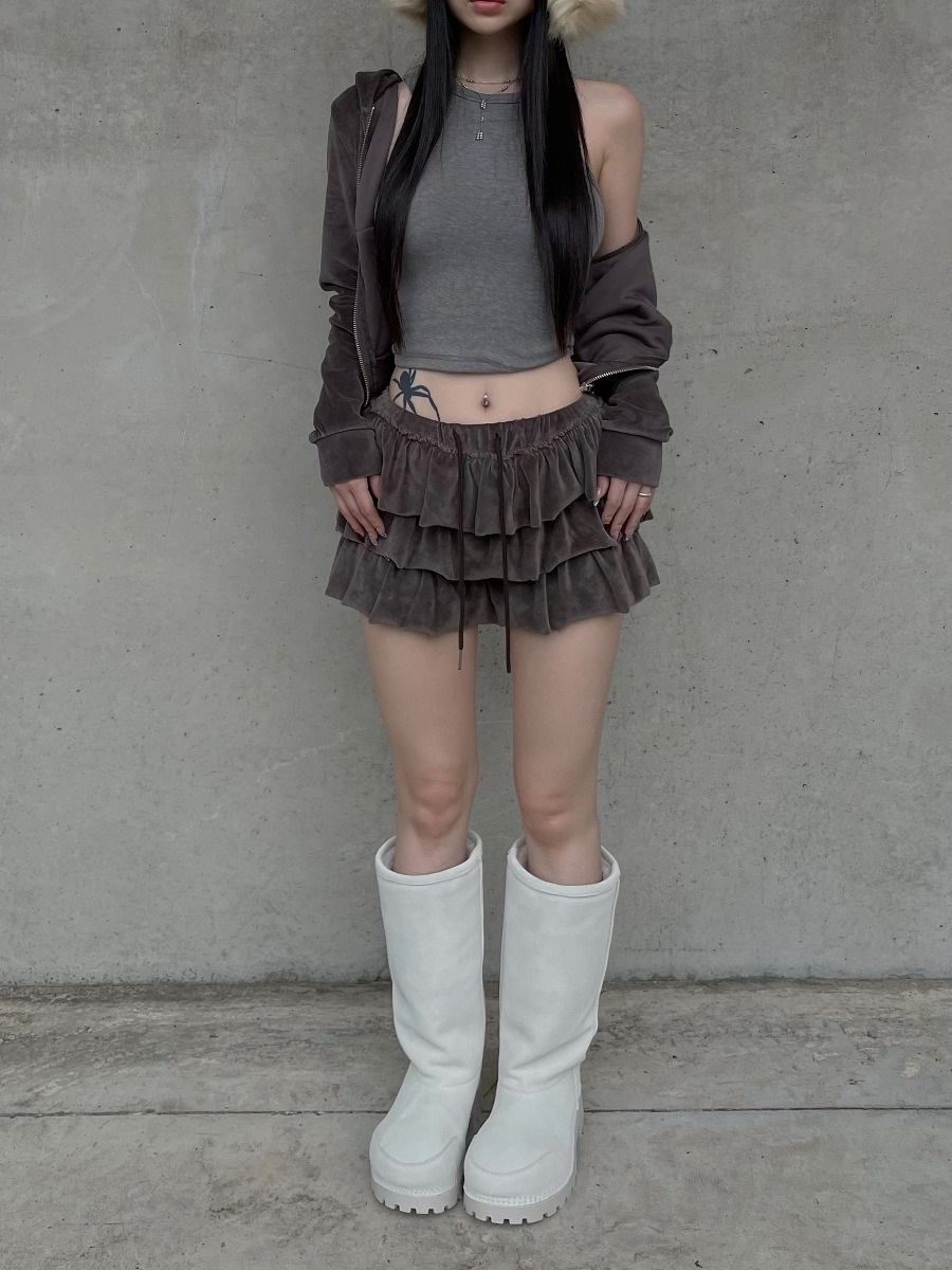 ☆韓国の人気☆【THEAIRTOWN】☆year beulah skir.t☆ THEAIRTOWN】year beulah skirt