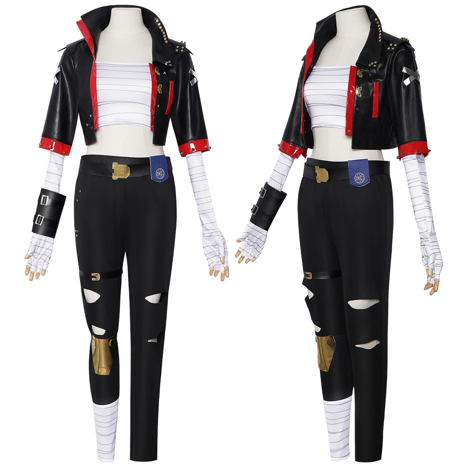 【2026新作-1771】双城戦いcos服蔚維克托ゲームアニメと同じコスプレ二次元キャラクターが舞台服を演じます_4
