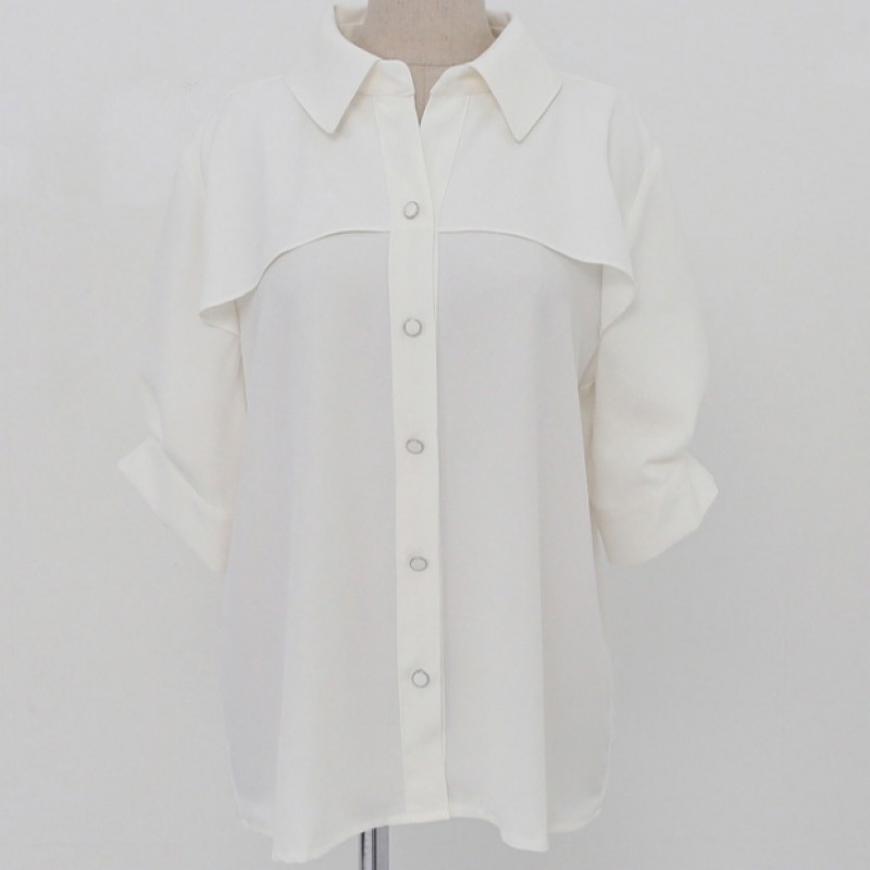 クリック＆ファニーサンディーズカラーブラウス [無料サイズL]