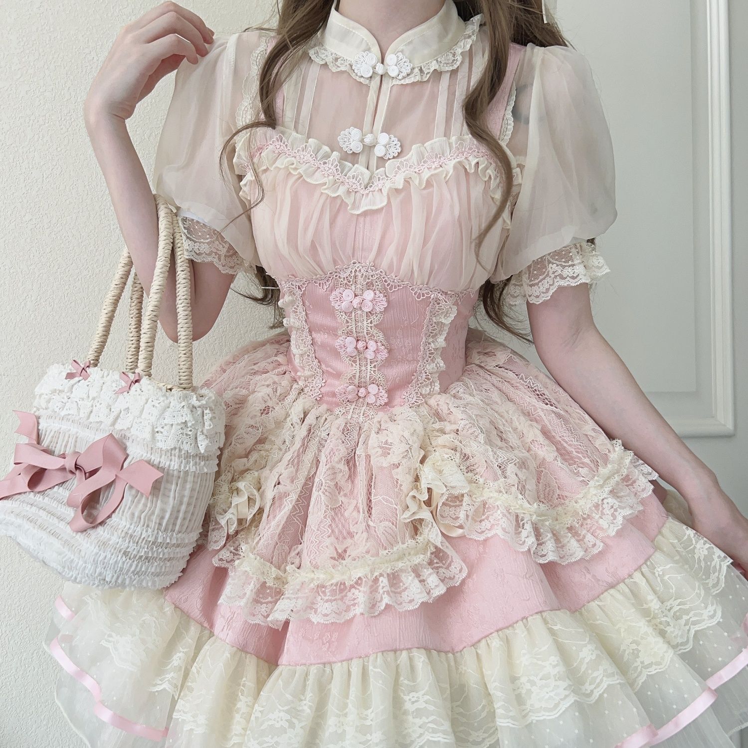 ロリータ 二次元 メイド服 ロリータ コスプレ 学院祭用人气 新作 バレエスタイル JSK_2