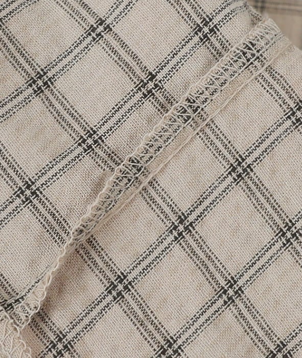チェックシャツ トップス シャツ ブラウス ロング ロング丈 袖