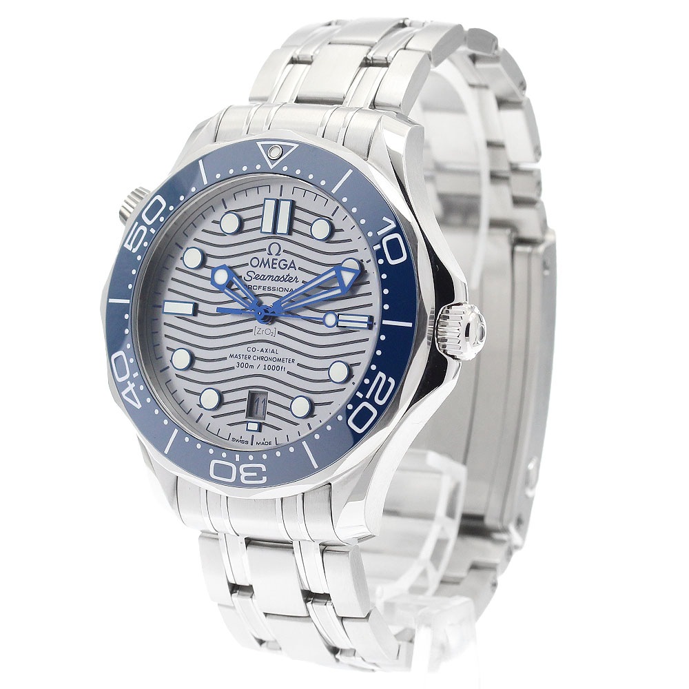 オメガ OMEGA 210.30.42.20.06.001 シーマスター300 マスタークロノメーター 自動巻き メンズ 良品 保証書付き_899053【中古】