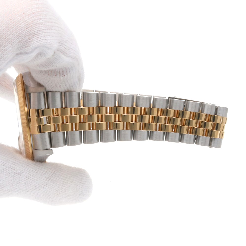 ロレックス デイトジャスト オイスターパーペチュアル 腕時計 ステンレススチール 16233 自動巻き 1年保証 ROLEX 中古 美品 ロレックス デイトジャスト オイスターパーペチュアル 腕時計 ステンレススチール 16233 自動巻き 1年保証 ROLEX 中古 美品