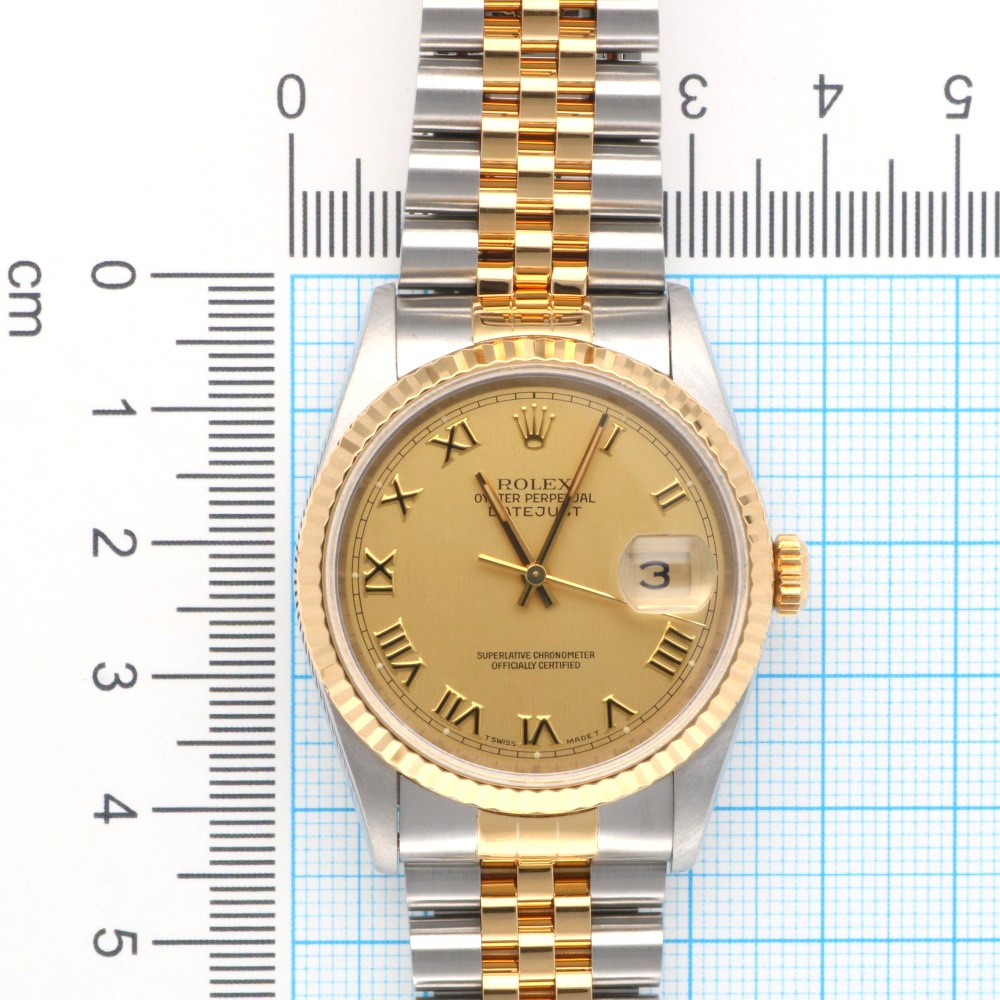 ロレックス デイトジャスト オイスターパーペチュアル 腕時計 ステンレススチール 16233 自動巻き 1年保証 ROLEX 中古 美品 ロレックス デイトジャスト オイスターパーペチュアル 腕時計 ステンレススチール 16233 自動巻き 1年保証 ROLEX 中古 美品