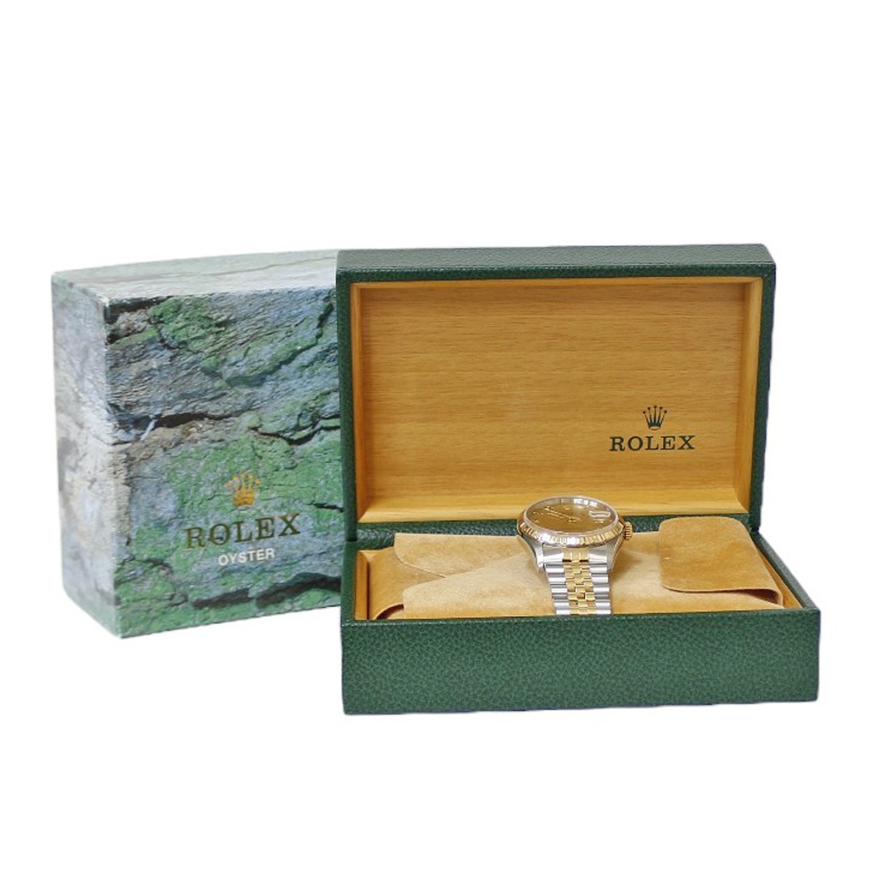 ロレックス デイトジャスト オイスターパーペチュアル 腕時計 ステンレススチール 16233 自動巻き 1年保証 ROLEX 中古 美品 ロレックス デイトジャスト オイスターパーペチュアル 腕時計 ステンレススチール 16233 自動巻き 1年保証 ROLEX 中古 美品