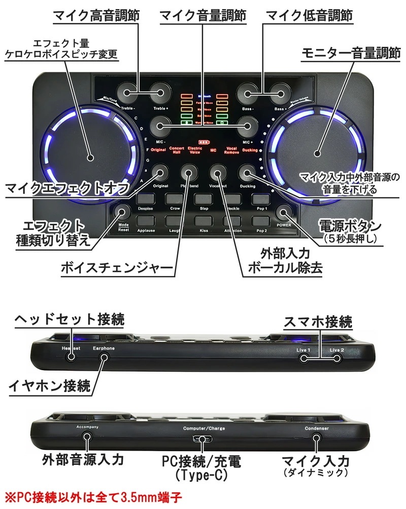 オーディオインターフェイス マイク スタンド セット 多機能 スマホ配信 PC配信 Bluetooth接続 高音質 エコー ボイスチェンジャー 4種類 効果音 12種類 配信 バッテリー内蔵 オーディオインターフェイス マイク スタンド セット 多機能 スマホ配信 PC配信 Bluetooth接続 高音質 エコー ボイスチェンジャー 4種類 効果音 12種類 配信 バッテリー内蔵