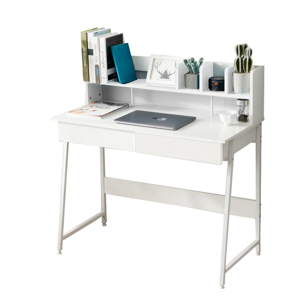 【ホワイト】パソコンデスク 引き出し付き 収納台 ミシン台 学習机 勉強机 【ホワイト】パソコンデスク 引き出し付き 収納台 ミシン台 学習机 勉強机