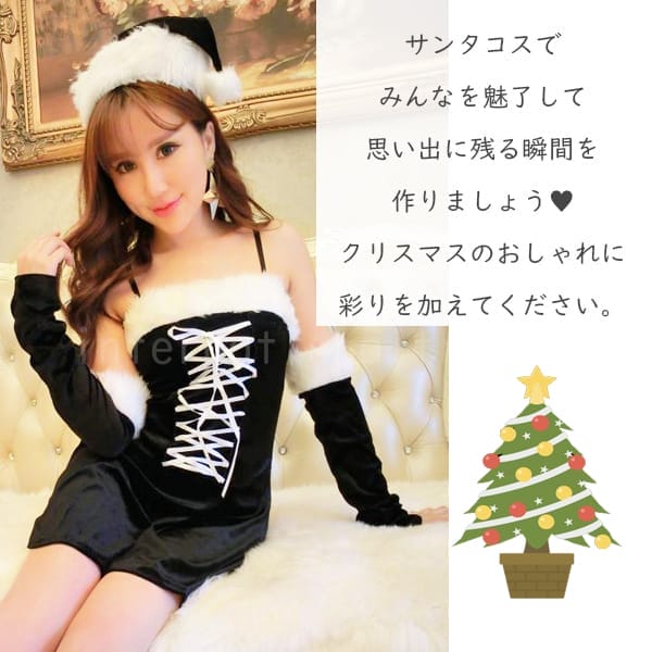 コスプレ服 クリスマス サンタクロース ミニスカート 秋 冬 ハロウィン コスチューム レディース キャミワンピ アームカバー レッグウォーマー 帽子 ミニスカサンタ イベント かわいい ふわふわ