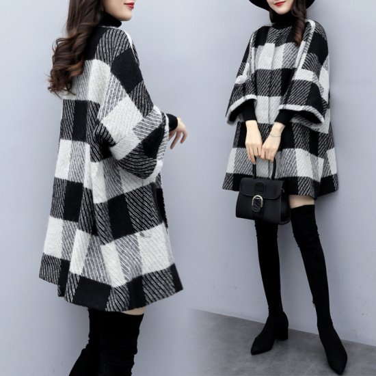 チェック柄コート ア... : レディース服 七分袖 レディース 得価好評
