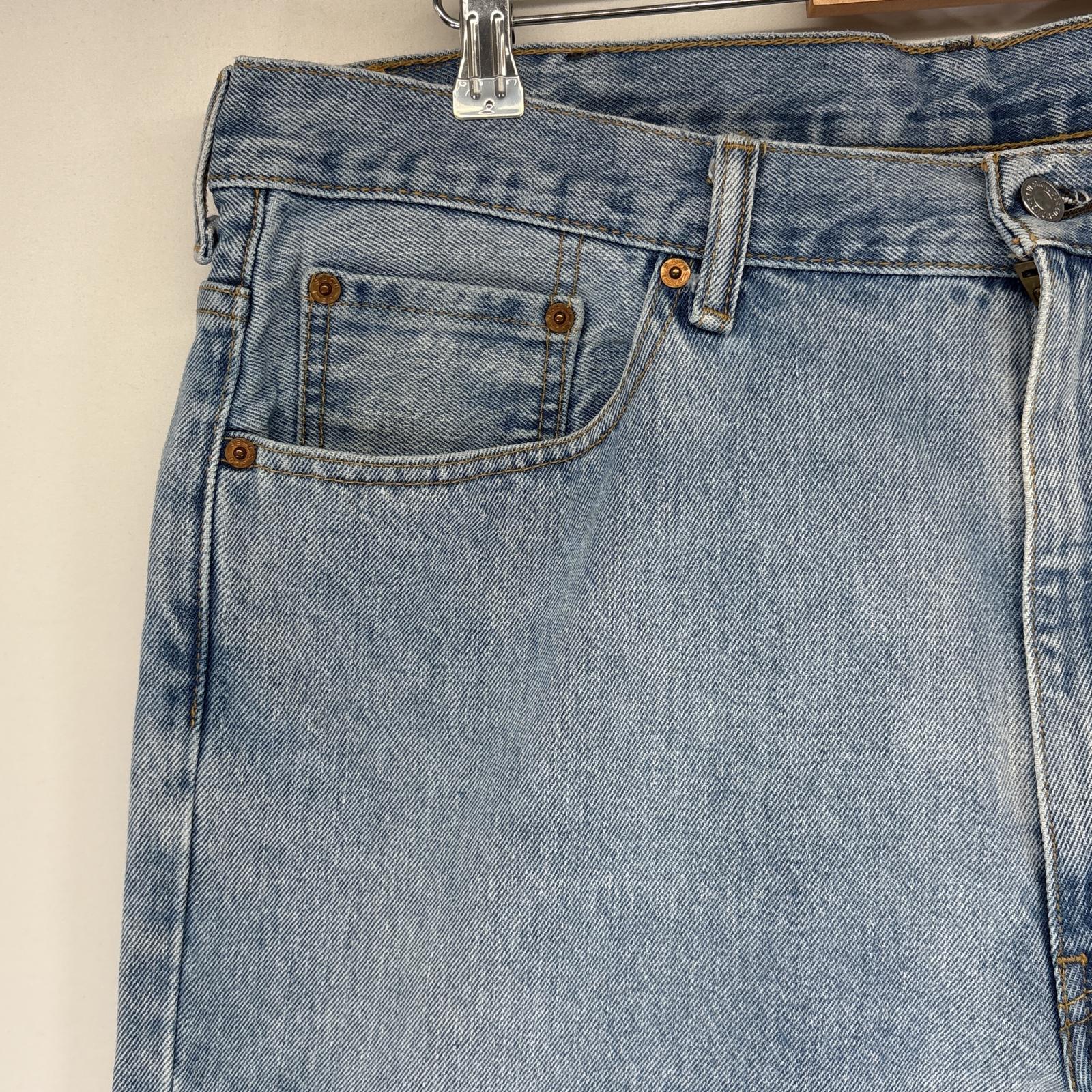 古着 デニムパンツ 550 テーパード 5ポケット ジーンズ ジーパン 大きいサイズ w40 L30 ブルー メンズ 古着 デニムパンツ 550 テーパード 5ポケット ジーンズ ジーパン 大きいサイズ w40 L30 ブルー メンズ