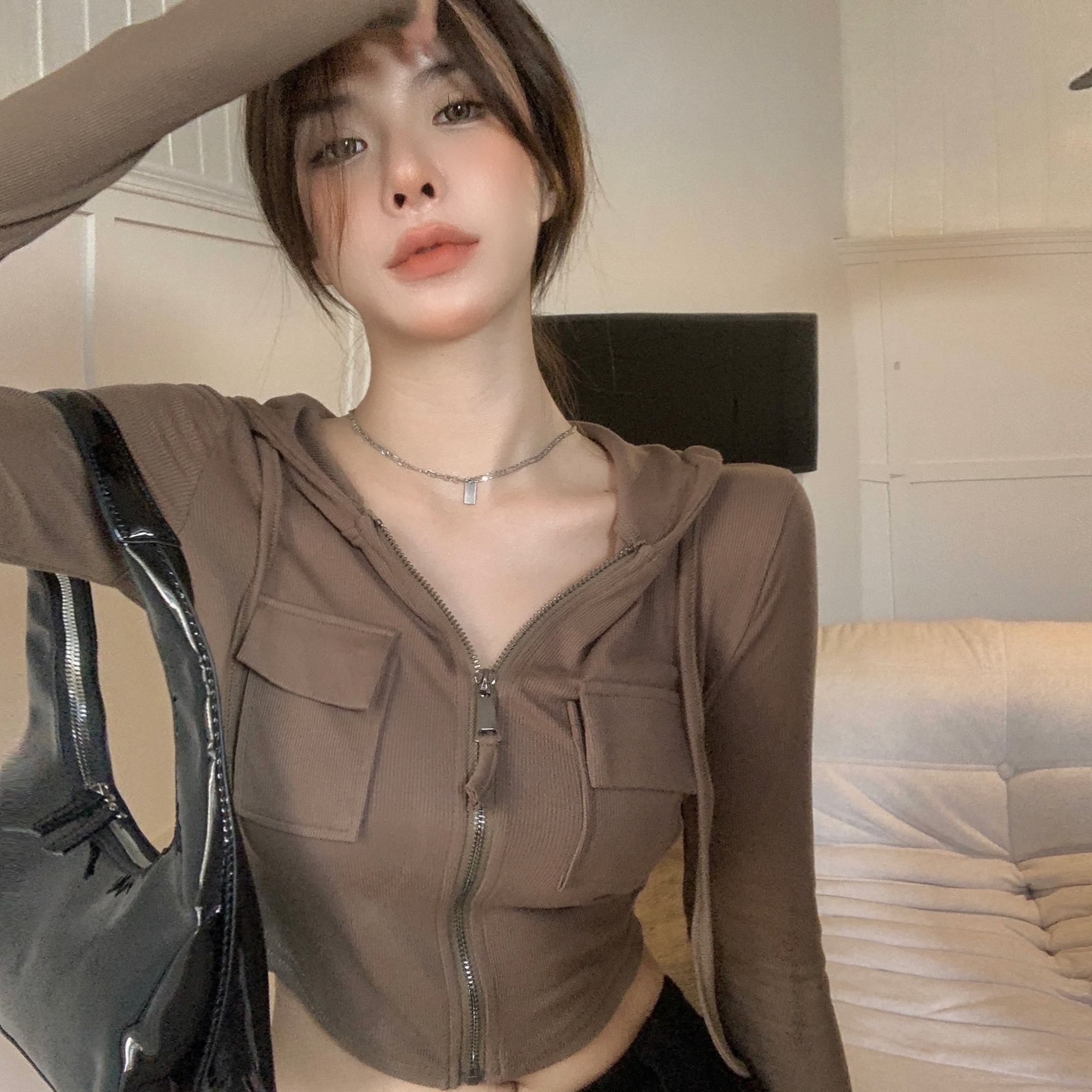 フード付き ショート パーカー トップス パンツ ニットソー セーター カーディガン ガウチョパンツ 袖あり 長袖 萌袖 Uネック ハイネック 襟なし スリム 細身 モコモコ ふわふわ リブ 伸縮性 フード付き ショート パーカー トップス パンツ ニットソー セーター カーディガン ガウチョパンツ 袖あり 長袖 萌袖 Uネック ハイネック 襟なし スリム 細身 モコモコ ふわふわ リブ 伸縮性