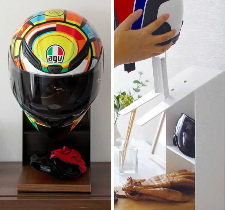 ヘルメット ディスプレイ ヘルメットスタンド 収納 ラック ヘルメットツリー バイク バイク スクーター 自転車 バイカー ロードバイク モトクロス ヘルメットフック スタンド GALEA ガレア