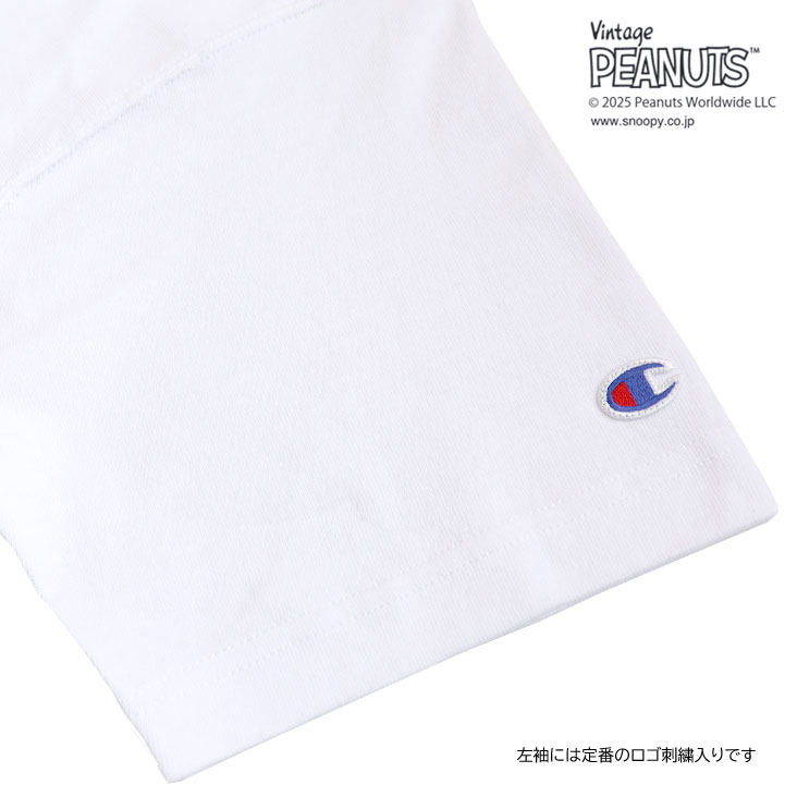 Champion チャンピオン Champion×PEANUTS プリント半袖Ｔ ショートスリーブTシャツ 25SS リバースウィーブ REVERSE WEAVE C3-B352