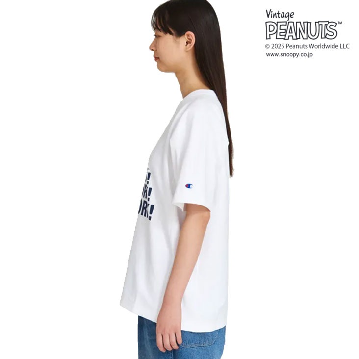 Champion チャンピオン Champion×PEANUTS プリント半袖Ｔ ショートスリーブTシャツ 25SS リバースウィーブ REVERSE WEAVE C3-B352