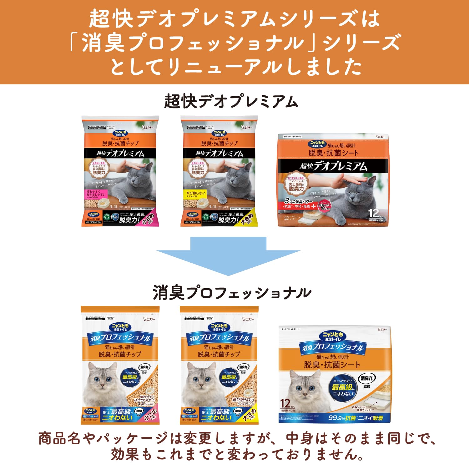 ニャンとも清潔トイレ [消臭力 監修 ニオイブロック成分配合] 消臭プロフェッショナル 脱臭・抗菌シート 12枚×4 [猫用システムトイレシート] システムトイレ 猫用 トイレシート (ケース販売)