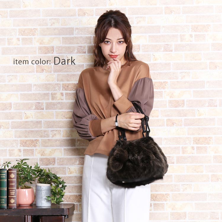 セーブルファーハンドバッグ セーブルファーハンドバッグ