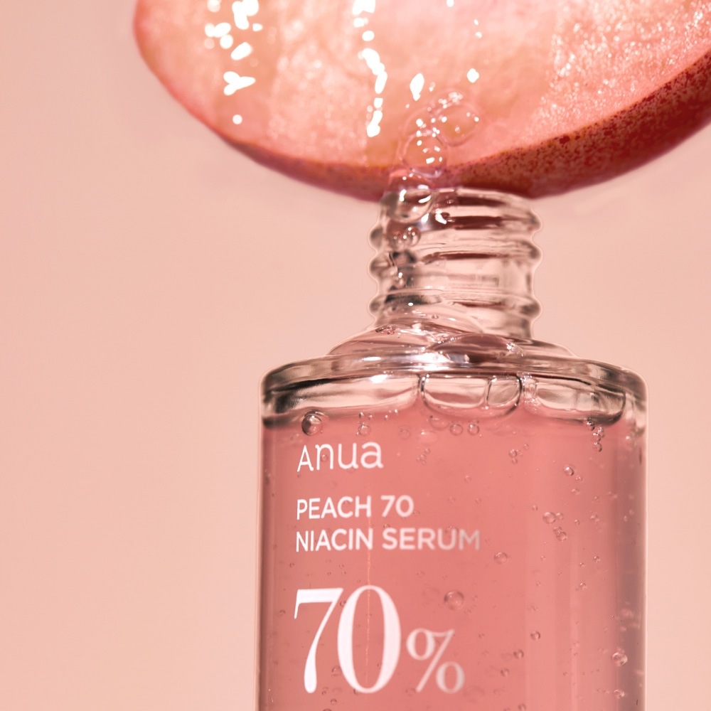 Anua ビタミン C ナイアシントーンアップブレミッシュパッド 60 シート+ピーチ 70 ナイアシンセラム 30ml 2 個セット