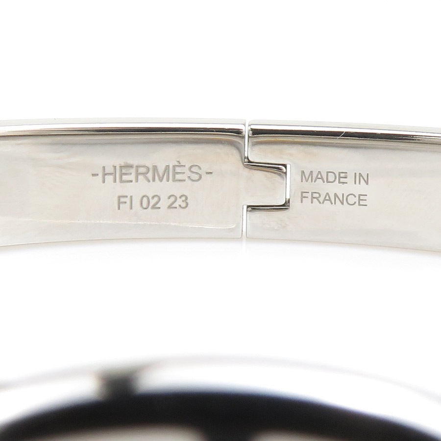 エルメス HERMES バングル ブレスレット クリック シェーヌダンクル メタル/エナメル シルバー/ゴールド/ホワイト レディース w0913g エルメス HERMES バングル ブレスレット クリック シェーヌダンクル メタル/エナメル シルバー/ゴールド/ホワイト レディース w0913g