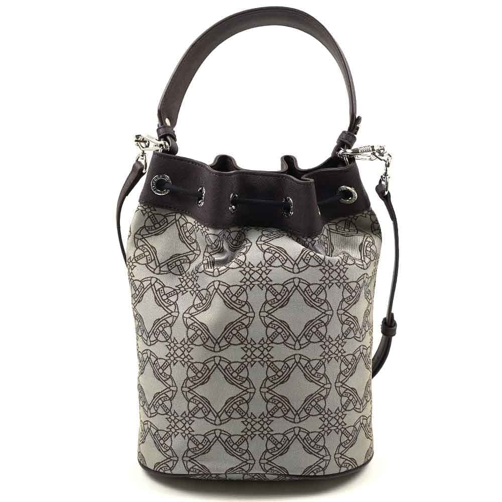 ヴィヴィアンウエストウッド ショルダーバッグ ハンドバッグ 巾着型 Vivienne Westwood SHDB-SHOULDER CARRIE BUCKET BAG BROWN ブラウン 43020