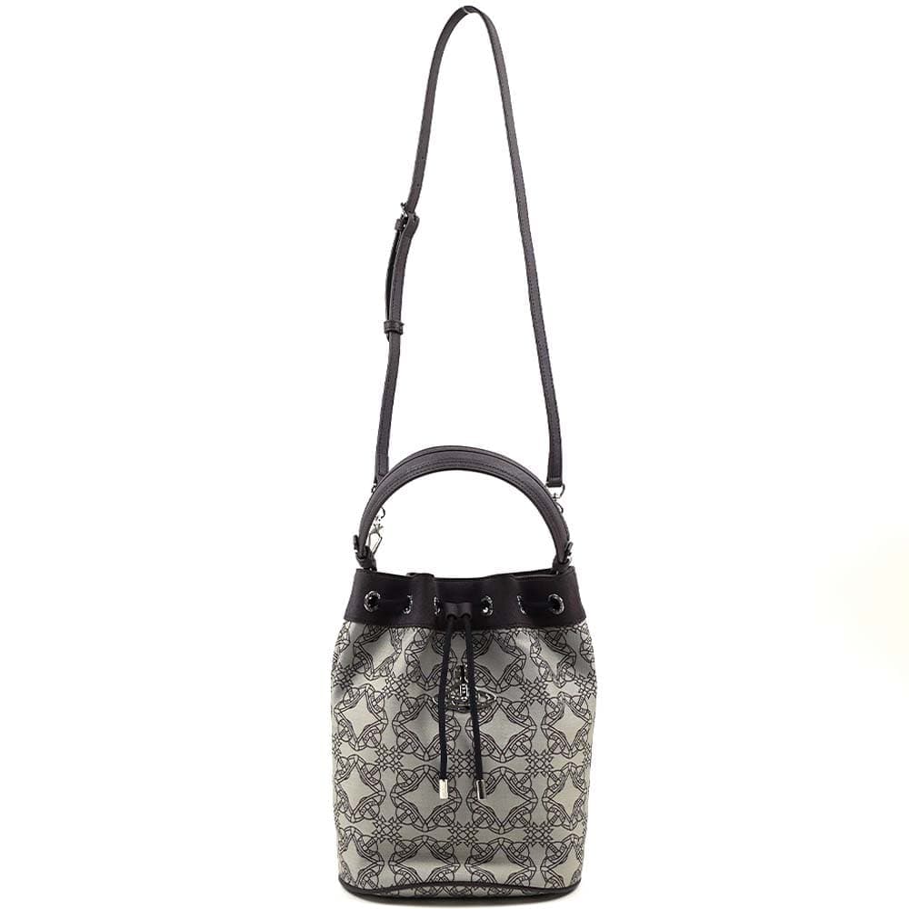 ヴィヴィアンウエストウッド ショルダーバッグ ハンドバッグ 巾着型 Vivienne Westwood SHDB-SHOULDER CARRIE BUCKET BAG BROWN ブラウン 43020