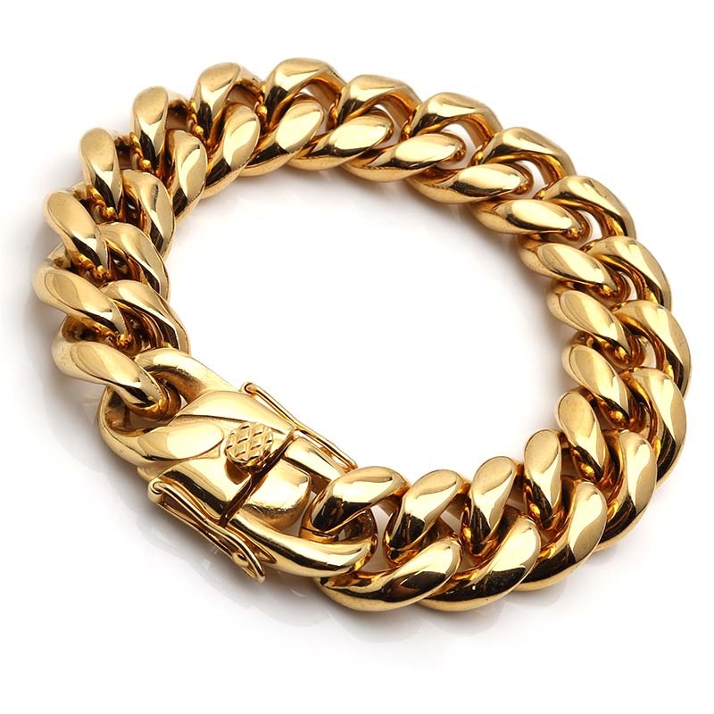 316L喜平ブレスレット18K 18mm [b186-18mm]