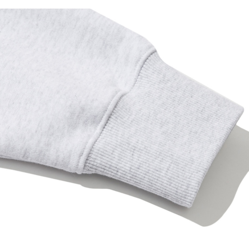 コデグリー C. グレーアークロゴオーバーフィットパーカー_メランジグレー コデグリー C. グレーアークロゴオーバーフィットパーカー_メランジグレー