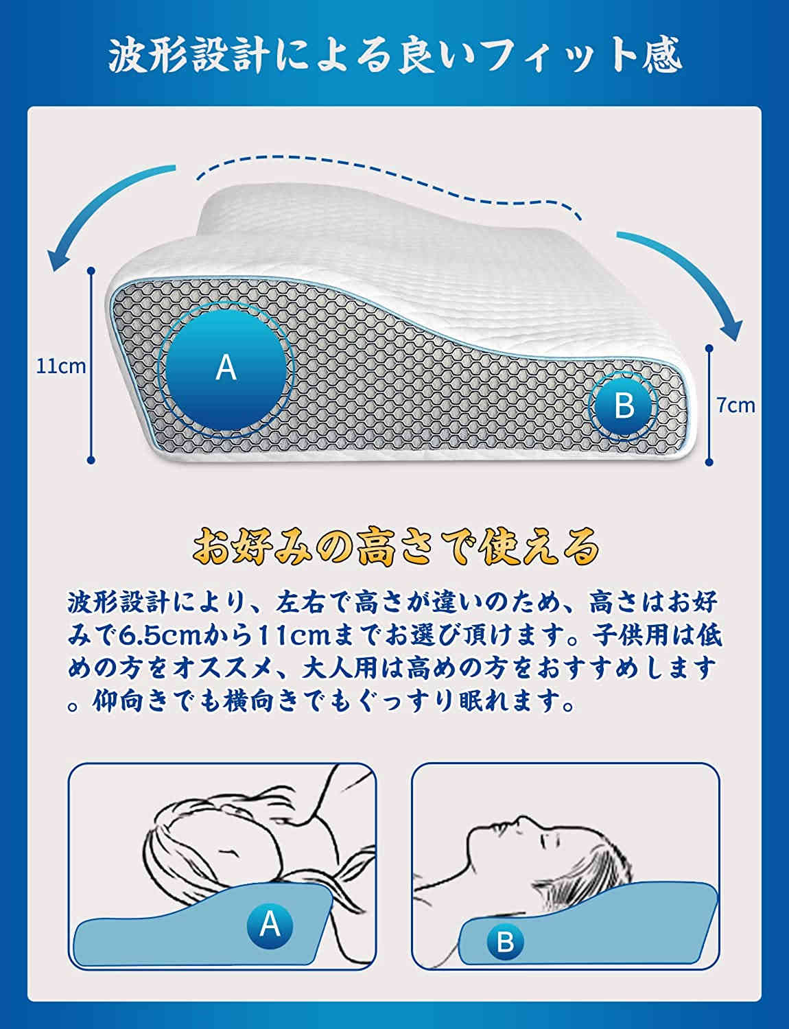 コチロハ(COTIROHA) 枕 安眠 快眠 低反発まくら 柔らか 肩が軽くなる 頭頸椎をやさしく支える 通気性 抗菌 防臭 カバー洗濯可 6.511cm 向きで高さ調整可能 収納ポーチ付 SGS コチロハ(COTIROHA) 枕 安眠 快眠 低反発まくら 柔らか 肩が軽くなる 頭頸椎をやさしく支える 通気性 抗菌 防臭 カバー洗濯可 6.511cm 向きで高さ調整可能 収納ポーチ付 SGS