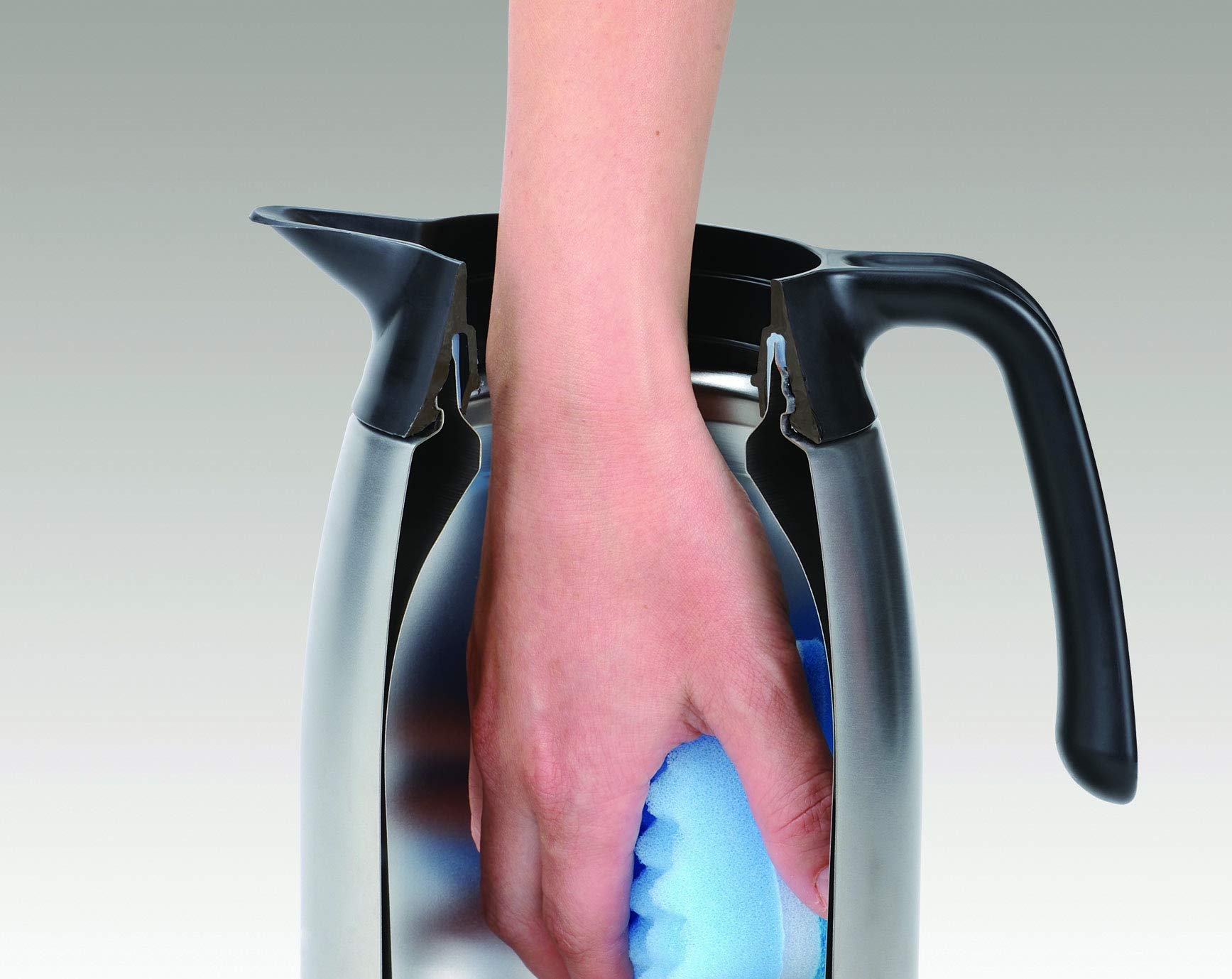 サーモス home ステンレスポット 2L ステンレスブラック TH×-2000 SBK