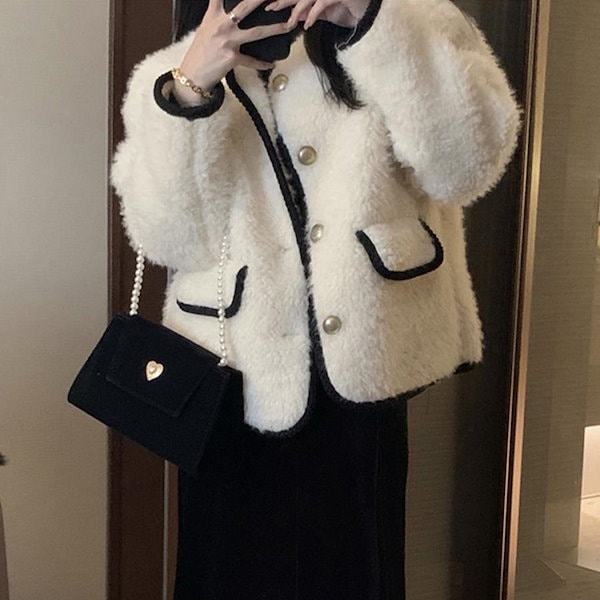 Qoo10] 人気沸騰 ボアジャケット レディース 秋