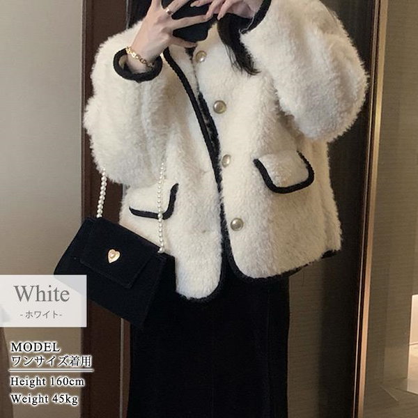 Qoo10] 人気沸騰 ボアジャケット レディース 秋